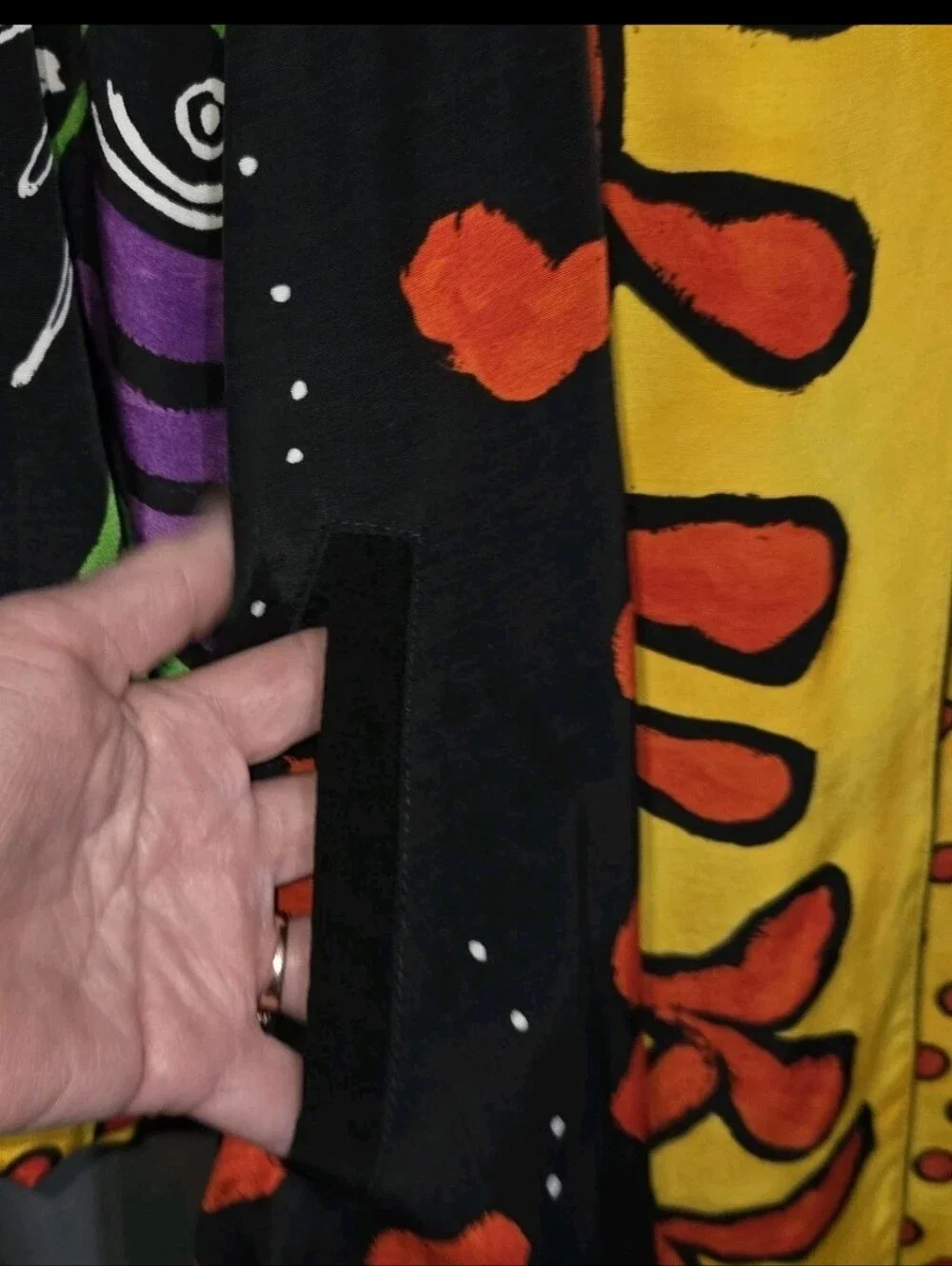 Vintage 80s Platinum Dorothy Schoelen Wearable Art Jacket Shoulder Pads USA Sz S - Picture 5 of 9